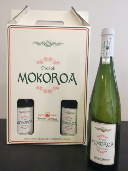 Txakoli Blanco estuche MOKOROA 3 botellas