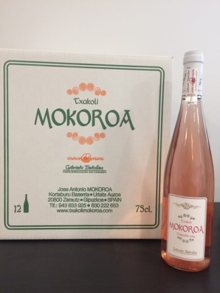 Rosé Wine Txakoli MOKOROA 12 bottles