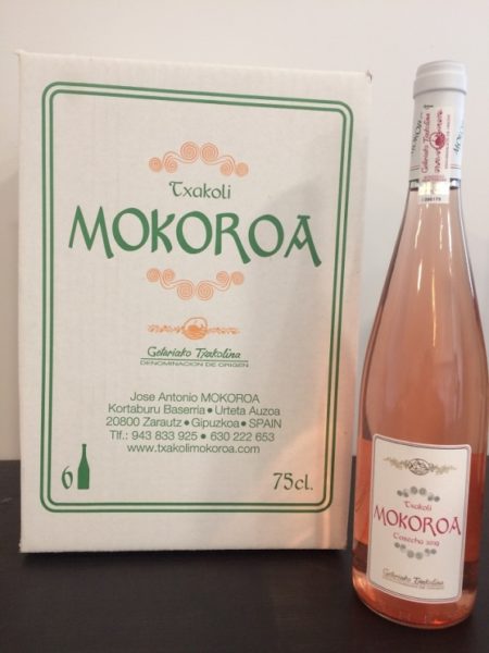 Rosé Wine Txakoli MOKOROA 6 bottles